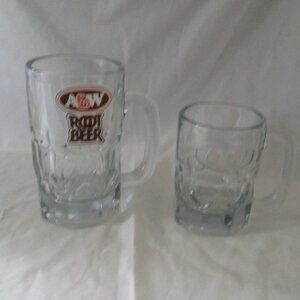 Lot of 2 A&W Root Beer Mugs